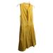 J. Crew Dresses | J Crew Yellow Floral Sleeveless Button Down Midi Dress 00 | Color: Yellow | Size: 00