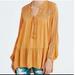 American Eagle Outfitters Tops | American Eagle Outfitters Tops American Eagle Outfitters Crochet Lace Tunic Boho | Color: Orange/Yellow | Size: M