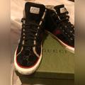 Gucci Shoes | Gucci High Tops | Color: Black/Red | Size: 7