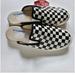 Vans Shoes | Iso Vans Slip On Leather Sf Mules Checkerboard Black And White | Color: Black/White | Size: 9