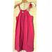 J. Crew Dresses | J. Crew Strappy Pink Eyelet Dress Size M Knee Length Cotton Strappy 3 For $30 | Color: Pink | Size: M