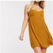 Free People Dresses | Free People Mini Dress | Color: Gold | Size: Xs