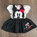 Disney Matching Sets | Hpminnie Mouse Outfit By Disney Baby - Size 12-18 Months | Color: Black/White | Size: 12-18mb