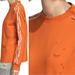 Adidas Tops | Adidas Danielle Cathari Limited Edition Orange Three Stripe Long Sleeve Tee | Color: Orange | Size: S