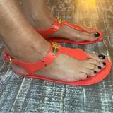 Michael Kors Shoes | Mk Jelly Coral Reef Sandal Sz8 Euc | Color: Pink | Size: 8