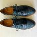 Anthropologie Shoes | Anthropologie All Black Oxford Loafers | Color: Black/Blue | Size: 39