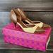 Tory Burch Shoes | Authentic Tory Burch Brown Tan Sophia Richie Style Heels Siz | Color: Brown/Tan | Size: 6