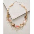 Anthropologie Jewelry | Anthropologie Sybaris Quartz Necklace Nwt | Color: Gold | Size: Os