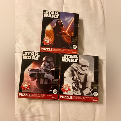 Disney Toys | Disney Star Wars The Force Awakens 100 Piece Puzzle Lot Of 3 Kylo Ren Etc New | Color: Red | Size: Osb