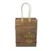 Gucci Other | Gucci Shopping Paper Bag Only Publistyle Italy Plastic Handles 10 X 8 In Empty | Color: Brown | Size: Size 4 1/4 X 10 3/4 X 8 1/8 Inches.