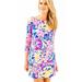 Lilly Pulitzer Dresses | Lilly Pulitzer Sophie Dress Spf 50 Catch And Release Medium | Color: Pink | Size: M