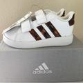 Adidas Shoes | Adidas Grand Court Toddler Boys Shoes Size 8 White Brown Camo | Color: Brown/White | Size: 8b