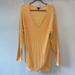 Torrid Sweaters | Golden Long Torrid Sweater Low Neck Xl Like New | Color: Gold/Yellow | Size: Xl