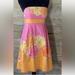 Lilly Pulitzer Dresses | Lilly Pulitzer Betsey Strapless Dress 4 Pink Salmon Ella Ella Short Umbrella. | Color: Pink | Size: 4