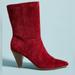 Anthropologie Shoes | Farylrobin Anthropologie Constance Booties Size 10 Maroon Euc Worn 1x For Party | Color: Red | Size: 10