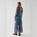 Free People Dresses | Free People Hollis Boho Maxi Dress | Color: Blue/Red | Size: S