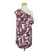 J. Crew Dresses | J. Crew Nwt $80 Womens M Floral Tropical Ruffle One Shoulder Sleeveless Dress | Color: Pink/White | Size: M