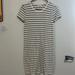 Madewell Dresses | Madewell Tshirt Dress Size Small | Color: Cream/Gray | Size: S