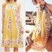 Anthropologie Dresses | Anthropologie Jyoti Bhaunani Soleil Womens Beaded Jeweled Swing Dress Sleeveless | Color: Cream/Gold | Size: M