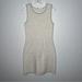 Athleta Dresses | Athleta Sweater Dress Xs Gray Striped Sleeveless Mini Knit Chills And Valleys. | Color: Gray/White | Size: Xs
