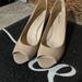 Nine West Shoes | Beige Nine West Heels | Color: Cream | Size: 9.5