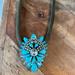 Anthropologie Jewelry | Anthropologie Statement Necklace | Color: Blue/Silver | Size: Os
