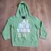 American Eagle Outfitters Tops | American Eagle Sweatshirt Womens Medium Green Hoodie New York Graphic Normcore | Color: Green | Size: M