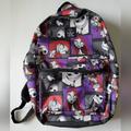 Disney Accessories | Disney Nightmare Before Christmas 17" All Over Print Backpack Book Bag - Euc | Color: Black/Purple | Size: Osg