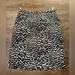 J. Crew Skirts | J. Crew The Pencil Skirt Animal Leopard Cheetah Print Lightweight Stretch 0 | Color: Black/Tan | Size: 0