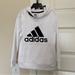 Adidas Shirts & Tops | Kids Adidas White Hoodie Nwt | Color: Black/White | Size: 6b