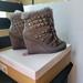 Jessica Simpson Shoes | Jessica Simpson Brixel Wedge Bootie | Color: Gray | Size: 9.5