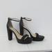 Jessica Simpson Shoes | Jessica Simpson Peomi Black Ankle Strap Platform Heel Sandal Size 11m | Color: Black | Size: 11