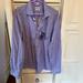 J. Crew Shirts | J. Crew By Thomas Mason Purple And White Button Down Shirt Size Xl Slim Fit Nwt | Color: Purple/White | Size: Xl