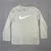 Nike Shirts & Tops | Nike Dri-Fit Long-Sleeve Training T-Shirt Big Kids Boys Medium Gray Ar5313 064 | Color: Gray/White | Size: Mb