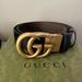 Gucci Accessories | Authentic Gucci Gg Marmont Reversible Black/Brown Belt | Color: Black/Brown | Size: 90