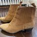 Zara Shoes | Brown Suede Zara Booties | Color: Tan | Size: 8