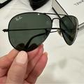 Ray-Ban Accessories | Black Ray Ban Large Aviators 58mm | Color: Black | Size: Os