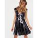 Free People Dresses | Free People Dance Til Dawn Sequin Dress | Color: Black | Size: S