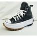 Converse Shoes | Converse Run Star Size Women's 5.5 Men's 4 Black Leather Hi Lace Up Platform | Color: Black/White | Size: 5.5