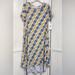 Lularoe Dresses | New Medium Lularoe Disney Carly Dress | Color: Blue/Yellow | Size: M