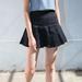 Brandy Melville Skirts | John Galt / Brandy Melville Dana Navy Pleated Skirt | Color: Blue | Size: S