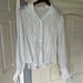 Free People Tops | Free People Sheer White Button Up | Color: White | Size: Xs