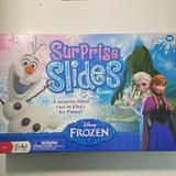 Disney Toys | Disney's Frozen Surprise Slides Board Game Wonder Forge 2014 Incomplete | Color: Blue | Size: 0