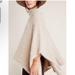 Anthropologie Sweaters | Anthropologie Gold Lurex Eyelash Poncho | Color: Cream/Gold | Size: One Size