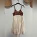 Anthropologie Dresses | Anthropologie Zehavale Norrbotten Embroidered Silk Dress - Size 2 | Color: Cream/Pink | Size: 2