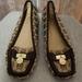 Michael Kors Shoes | Michael Kors Size 71/2 Brown And Beige Slip On Flats True To Size | Color: Brown/Cream | Size: 7.5