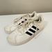 Adidas Shoes | Adidas Grand Court K White Casual Shoes Sneakers Youth Size 2 | Color: Blue/White | Size: 2b