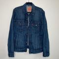 Levi's Jackets & Coats | Heavy Denim Levi’s Jean Jacket With California Buffalo On Back | Color: Blue | Size: M