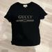 Gucci Shirts | Gucci Black Logo T-Shirt Size Small | Color: Black | Size: S