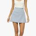 Free People Skirts | Free People Day In The Sun Suede Skirt In Color Wisteria Breeze | Color: Blue | Size: 10